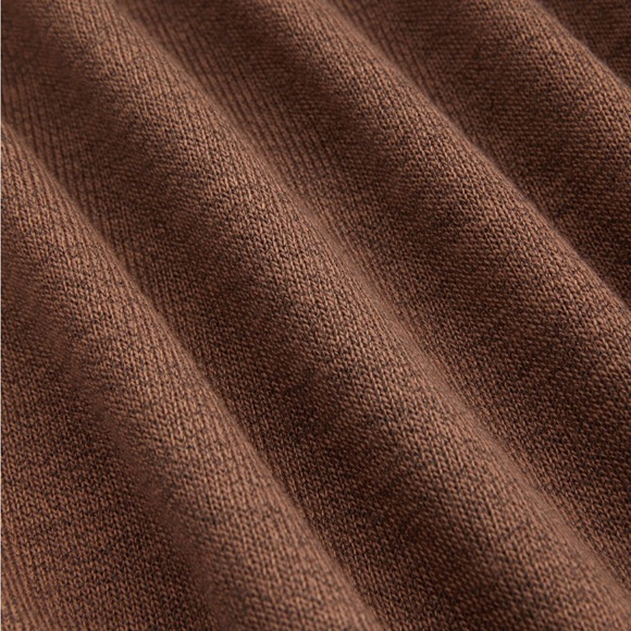 Cider Brown Long Sleeve Clip Together Body Suit - Picture 2 of 9